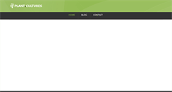 Desktop Screenshot of plantcultures.org.uk