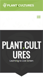 Mobile Screenshot of plantcultures.org.uk